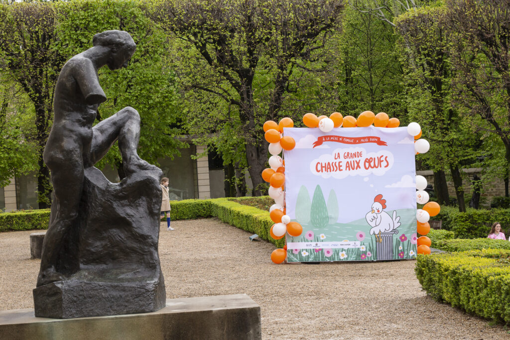 Chasse aux oeufs musée Rodin 2022